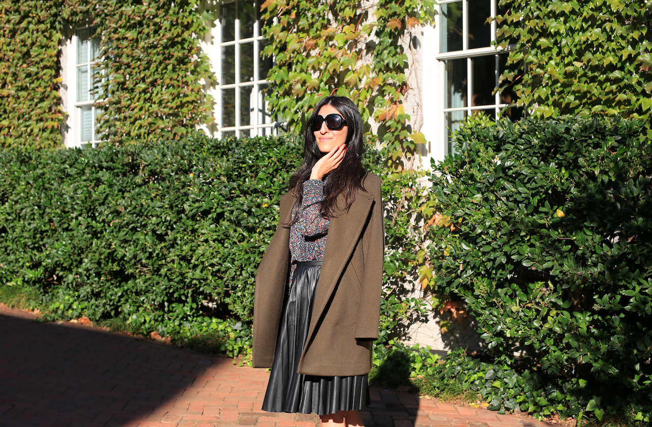 georgetown-ivy-covered-house-dvf-blouse-theory-jacket-leather-skirt